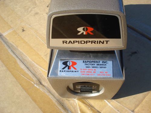 Rapidprint AR-E High Volume Time Date Stamp National Date Stamp