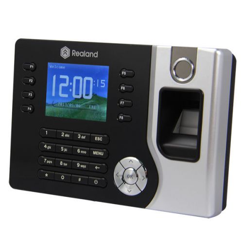 NEW  A-C071 USB 200MHz CPU Employee Payroll Fingerprint Time Attendance Clock