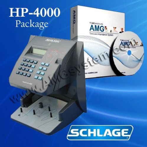 Schlage handpunch hp-4000 | amg software package for sale