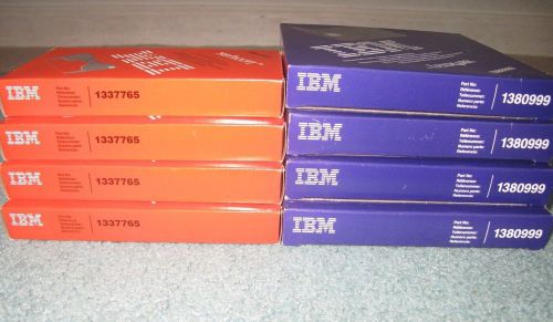 SET OF 4 IBM LEXMARK EASYSTRIKE RIBBONS 1380999 &amp; LIFT-OFF TAPE 1337765 - COMBO