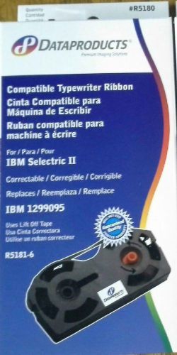6  IBM Selectric II R5180 Selectric High Yield Correctable film ribbon cartridge