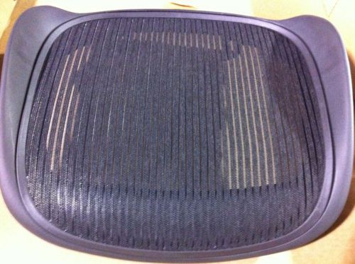 Herman Miller Aeron Chair Seat Pan Replacement C size Large Black Carbon new!