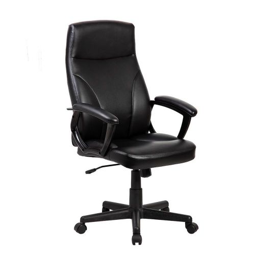 Techni Mobili Medium Back Manager Black Office Chair