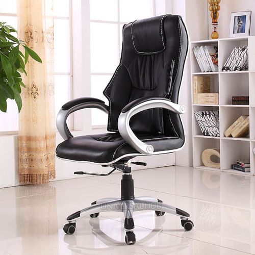 New adjustable comfort leather office chair study work computer desk swivel tilt for sale