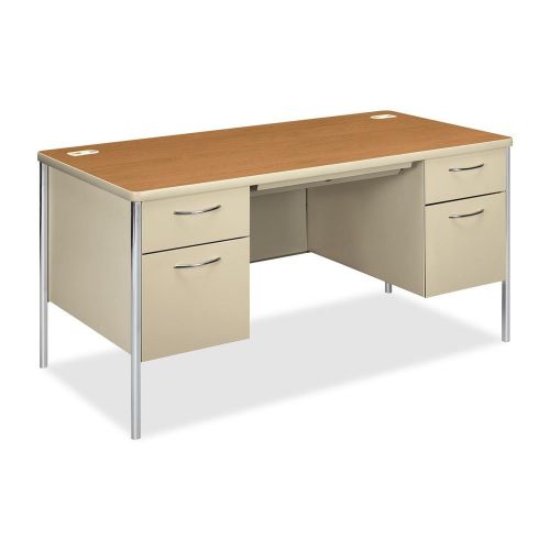 The hon company hon88962cl mentor series double pedestal desks for sale