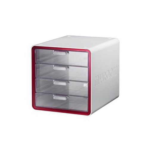 My Room File Cabinet 4 Drawers Red Office Life Sysmax Long lasting Beloved