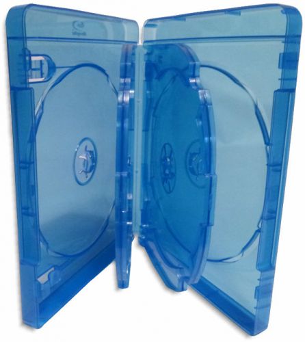 5-DISC =BLU-RAY CASE= with Moulded Blu-Ray Logo 20-Pak