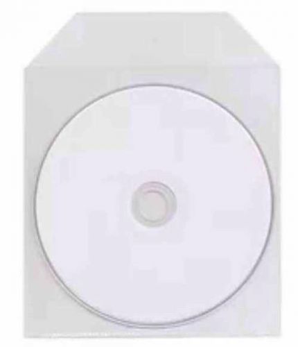 500 New Premium Thick Cpp Clear Plastic Sleeves With Flap For Cd Dvd (120g)