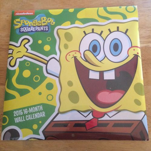 New SpongeBob - 2015 16 Month Wall Calendar 10x10 Sealed  Multiples Available
