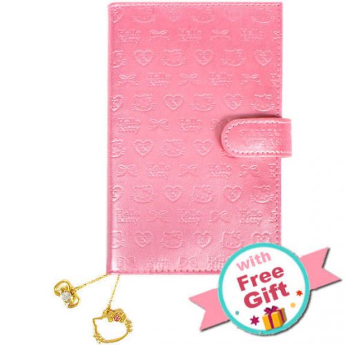2015 Hello Kitty Schedule Book Weekly Planner Pocket S-Size Pink Embossing Japan