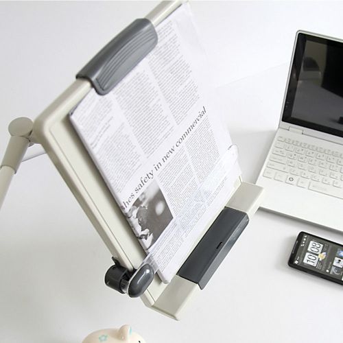 Flexible Arm Copy holder Desk Book Document Newspaper Reading Stand Clamp Mount