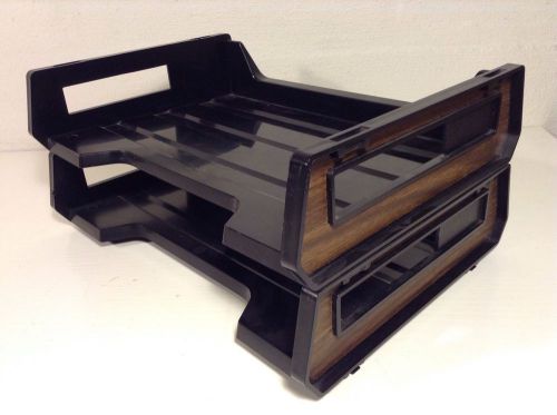 Industrial 1960s desk paper tray file sorter divider organizer retro mid century for sale