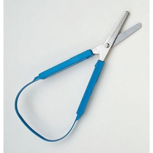 Westcott Lightweight Kids Loop Handle Self-Opening Scissors, Blunt, 8-Inch, Blue