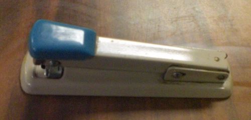 Vintage Bates 56 stapler beige/blue color