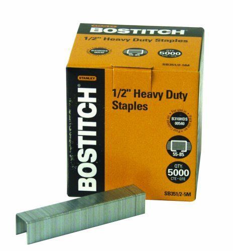 STANLEY BOSTITCH SB35125M Heavy-duty Staples, 55- To 85-sheet Capacity,