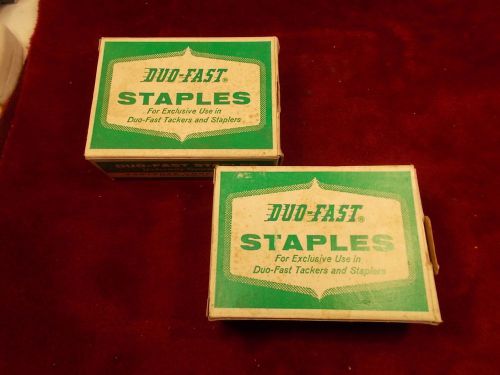 #7 of 16, lot of new old stock duo-fast staples, 1 box of 5000 3/4&#034; no. 6424-cxr for sale