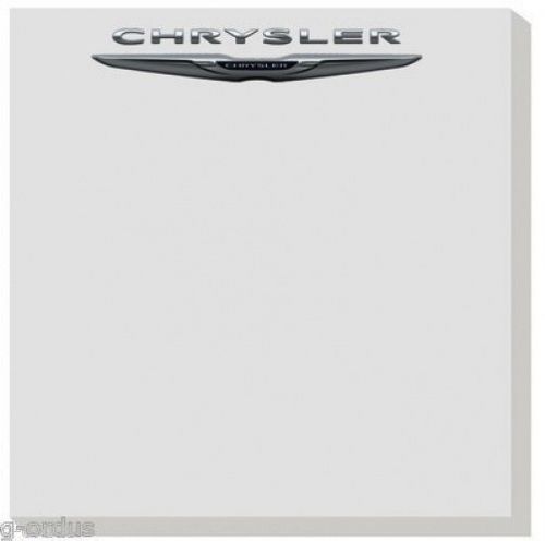 3 PACKS OF 50 NEW CHRYSLER WINGS 4 INCH x 4 INCH POST IT NOTES! 150 TOTAL SHEETS