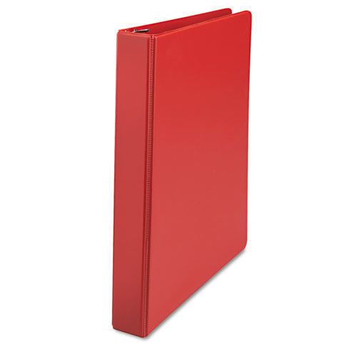 D-ring binder, 1&#034; capacity, 8-1/2 x 11, red for sale