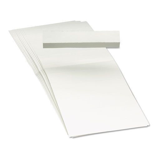Inserts for hanging file folder tabs, 1/3 tab, 3 1/4 inch, white, 100/pack for sale