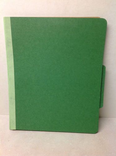 Lot of 10 2/5 Cut Tab w/ 2&#034;Expansion Classification Folders,Bracket/Letter/Green