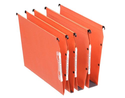 Esselte Lateral Suspension Files - Red. Pack of 25