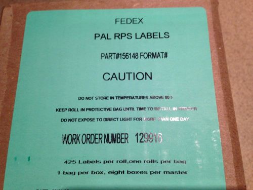1 Roll Direct Thermal Shipping 400 Labels 4 x 6 FedEx 156148-434 - 1 Inch Core
