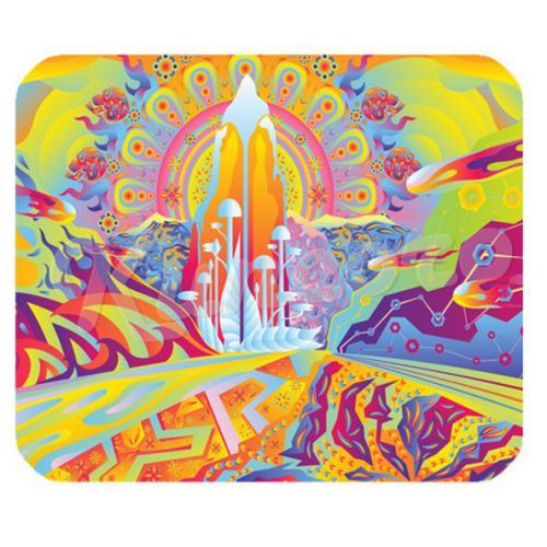 New Custom Mouse Pad Mouse Mats With Psychedelic Design