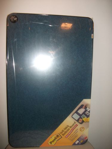 Blue Bulletin Board, Post It Self Stick, Cork, 22x36 In.