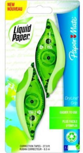 Sanford Paper Mate Liquid Paper Dryline Grip Recycled Correction Tape 2 Count