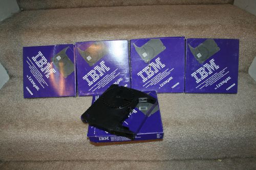 Lexmark-IBM Easystrike Superior Write,Blk Correctable Ribbon, Lot of 5 #1380999