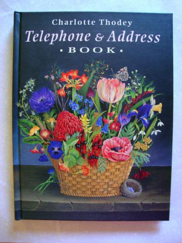 Charlotte Thodey TELEPHONE AND ADDRESS BOOK ~ New ~ Free Post