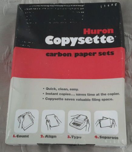 Huron BL9B11 Blue Copysette Carbon Paper Sets 8 1/2&#034; x 11&#034; 500 Sheets/Box Tipped