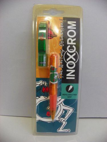 Inoxcrom refillable pen Grip ballpen petit monstre school office write collectib