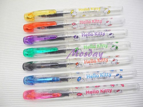 7 Colors Mix Special Hello Kitty Version Platinum Preppy Fountain Pen 0.3mm