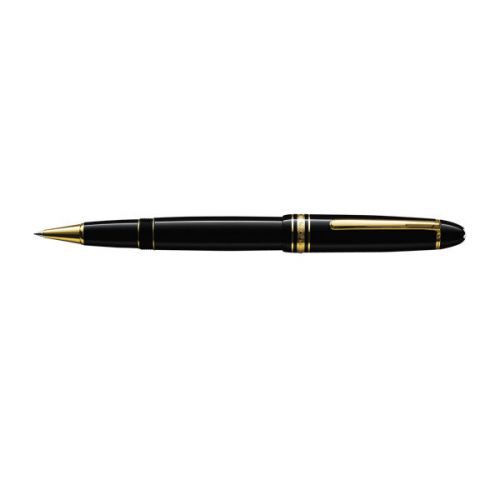 Montblanc Meisterstuck Le Grand Black Gold Plated Rollerball Pen 11402