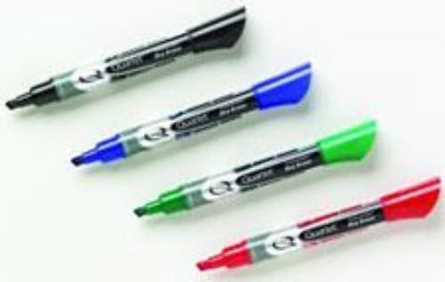 Acco Enduraglide Dry Erase Markers Chisel Tip Assorted Standard Colors 4 Count