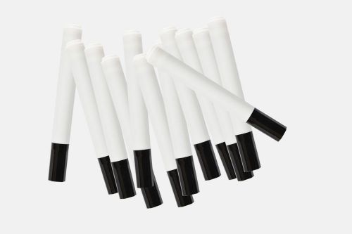New 12 black low odor bullet tip dry erase markers for sale