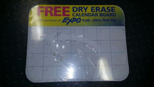 Expo Dry-Erase Calendar Board