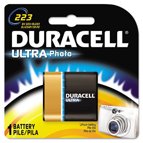 Duracell ultra high power e2 lithium photo battery, 223, 6v durdl223abpk for sale