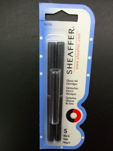Sheaffer Classic Ink cartridges for fountain pens black ink.