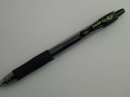 PILOT G2 GEL INK ROLLERBALL BLACK Ink PEN -FREE SHIPPING on Added Pens