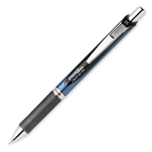Pentel energel pen - 0.5 mm pen point size - needle pen point style - (bln75a) for sale