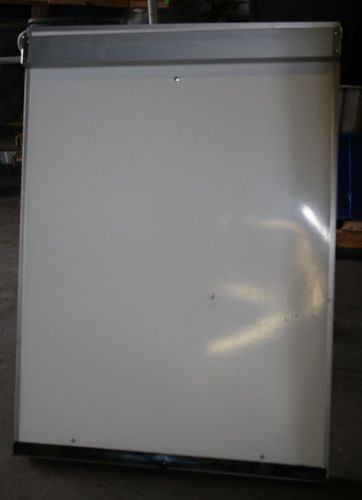 White dry erase board with fold-out stand 40in x 30in for sale