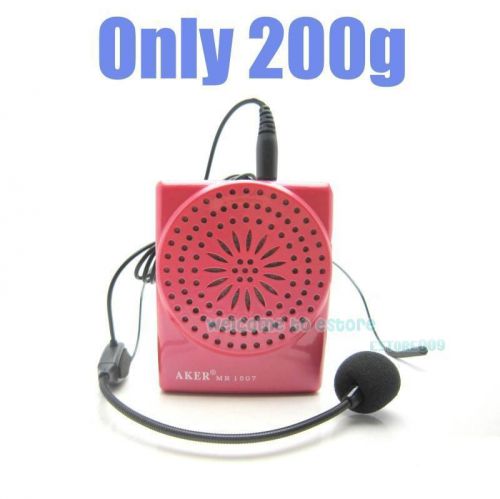 Aker mr1507 12w waistband portable pa voice amplifier booster mp3 speaker1000mah for sale
