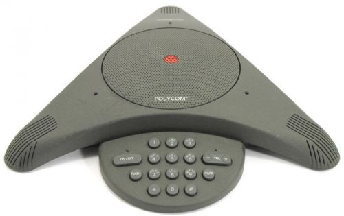 Polycom Soundstation Conference Phone 2201-03308-001-F w/ Wall Module 2201-05100