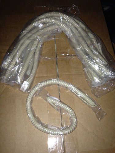 NEW Lot of (10) 12&#039; Handset Cord (beige)) Nortel Norstar M-Series Phones M7310