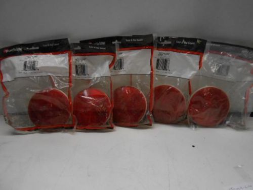 NOS TRUCK-LITE 40242RP STOP TURN TAIL LAMP RED (LOT OF 5)  -18L5