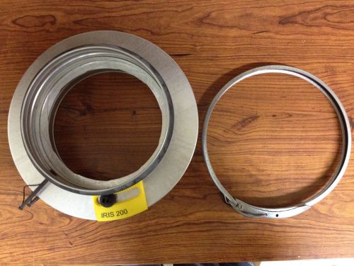 Iris 200 iris200 8&#034; inch round air duct damper w/ spring clamp - new for sale