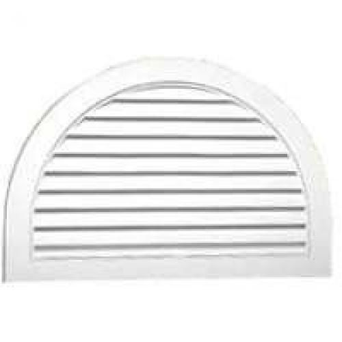 Canplas incorporated 22x34 whtvnyl1/2rnd gable vent 626095-00 for sale