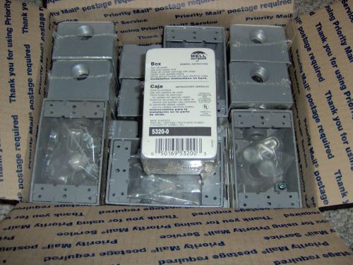 12  new electrical bell boxes #5320-0